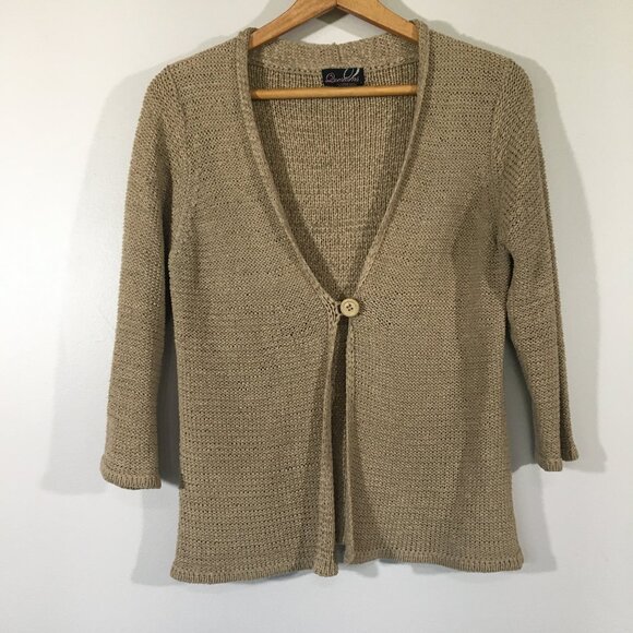 Questions Knit One‎ Button Cardigan Jacket - Picture 1 of 6